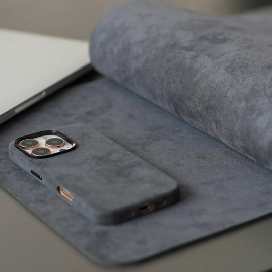 Alcantara Deskpad 96x50cm - Grigio Spazio