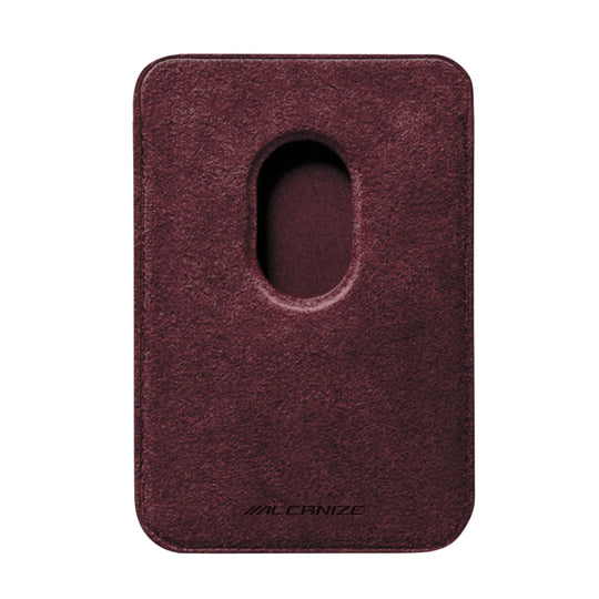 Alcantara MagSafe Wallet - Rosso