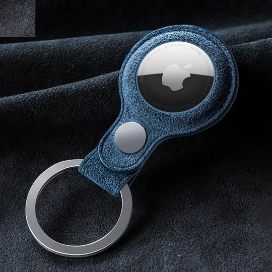 Alcantara AirTag Case - Grigio Spazio