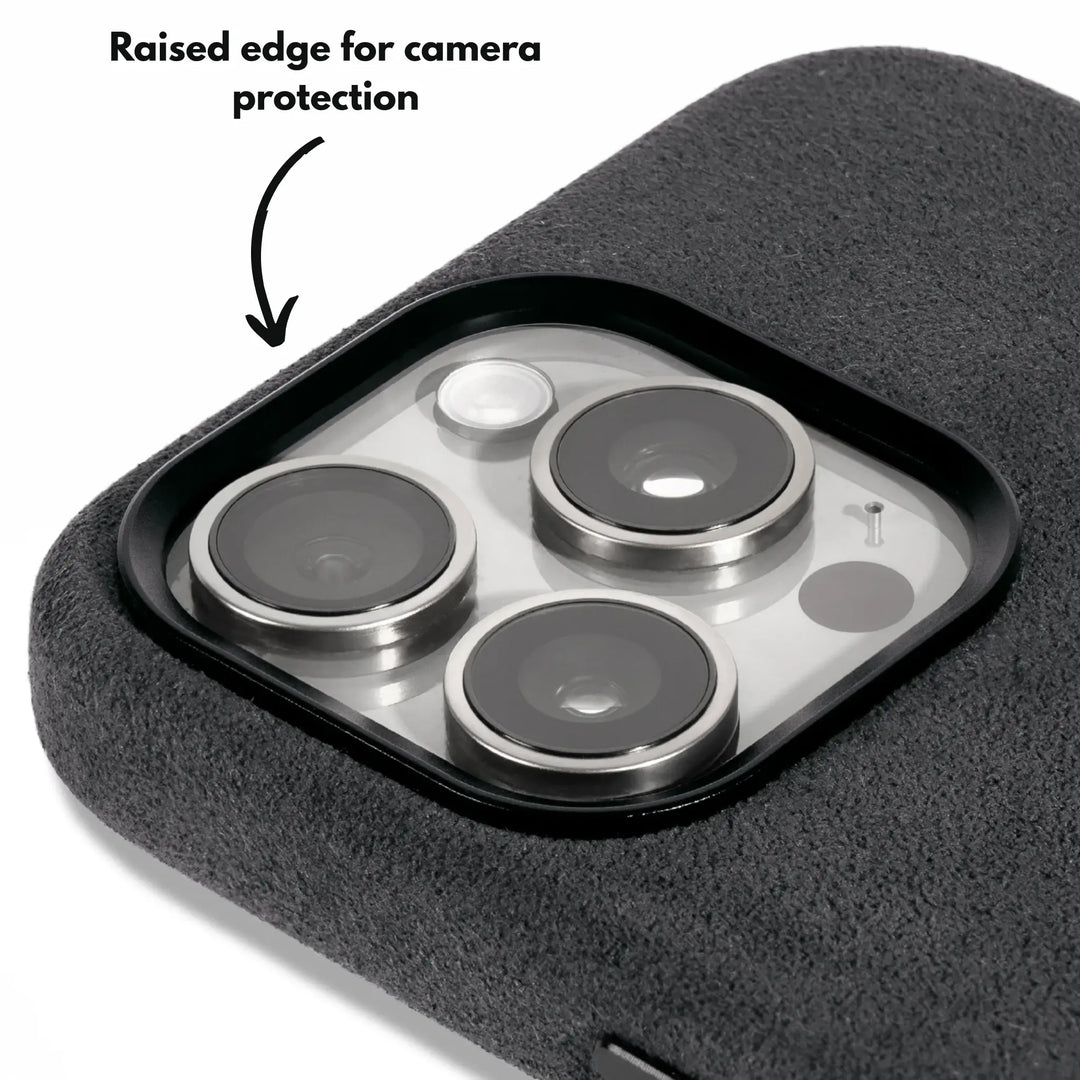 Alcantara Case for iPhone 13 – Grigio Spazio