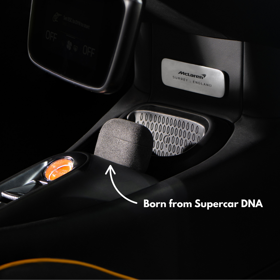 Alcantara Case for AirPods (3rd Generation) – Grigio Spazio