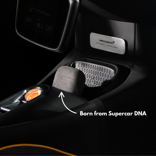 Alcantara Case for AirPods (3rd Generation) – Grigio Spazio