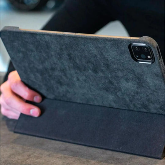 Alcantara iPad Cover - For iPad Air 2024 (11 inch) - Grigio Spazio