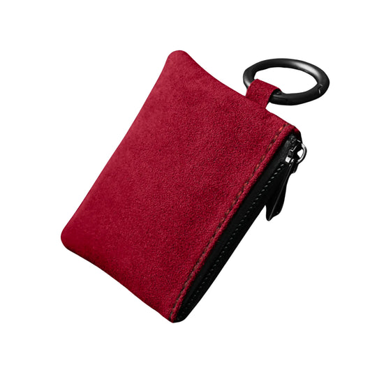 Alcantara Car Key Case - Rosso