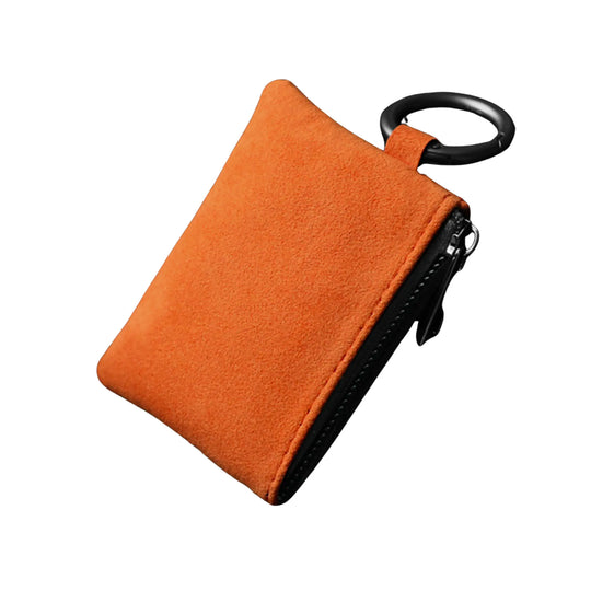 Alcantara Car Key Case - Arancio