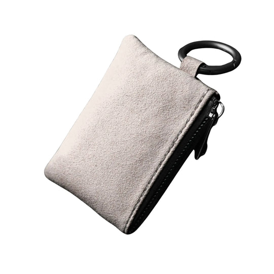 Alcantara Car Key Case - Bianco