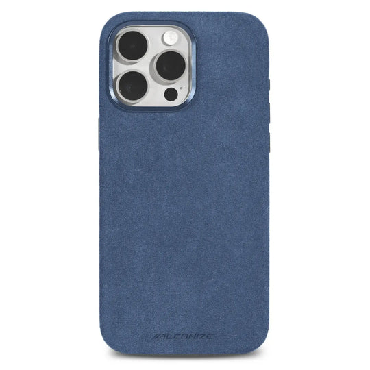 Alcantara Case for iPhone 13 – Blu Monaco