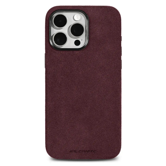 Alcantara Case for iPhone 13 – Rosso