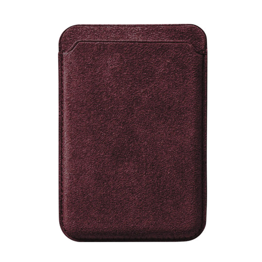 Alcantara MagSafe Wallet - Rosso
