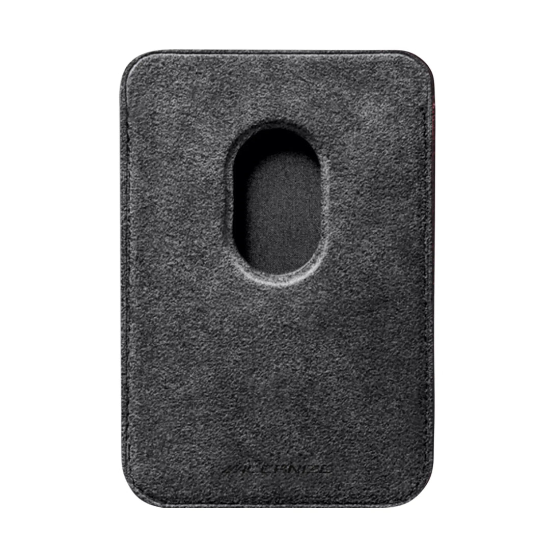Alcantara MagSafe Wallet - Grigio Spazio