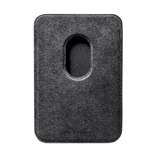 Alcantara MagSafe Wallet - Grigio Spazio