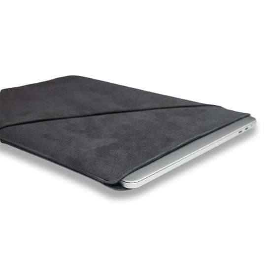 Alcantara Laptop Sleeve - 15 & 16 Inch - Grigio Spazio