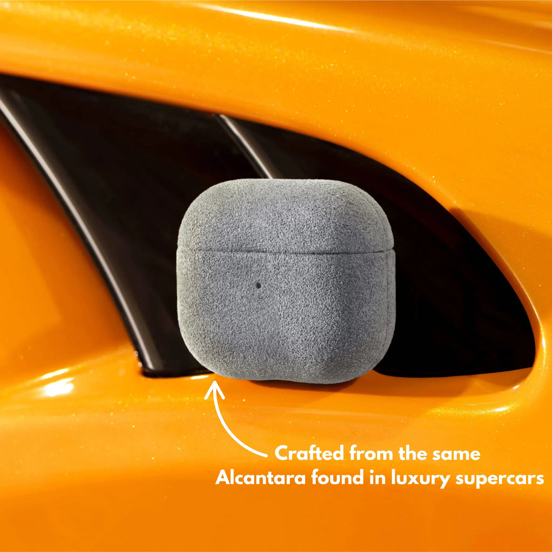 Alcantara Case for AirPods Pro (2nd Gen) - Grigio Nardò