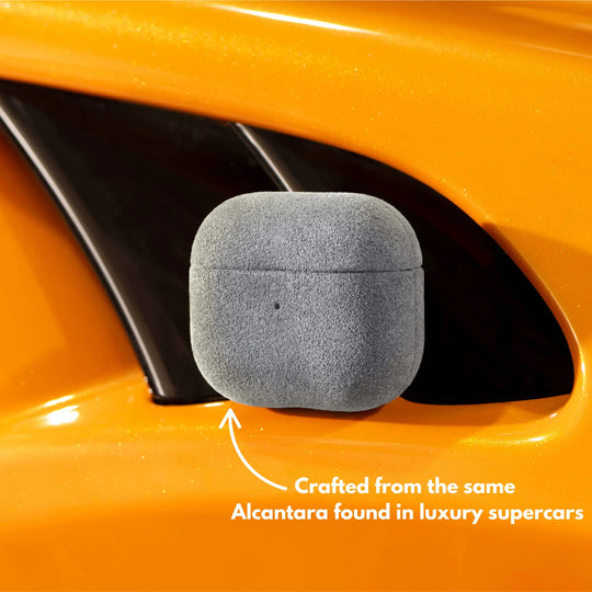 Alcantara Case for AirPods Pro (2nd Gen) - Grigio Nardò