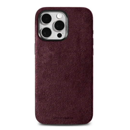 Alcantara Case for iPhone 13 – Rosso