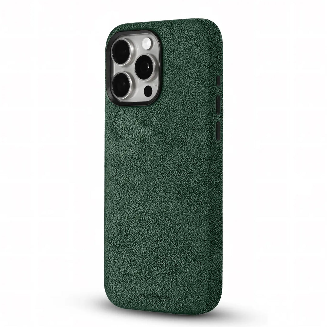 Alcantara Case for iPhone 14 – Verde Toscana