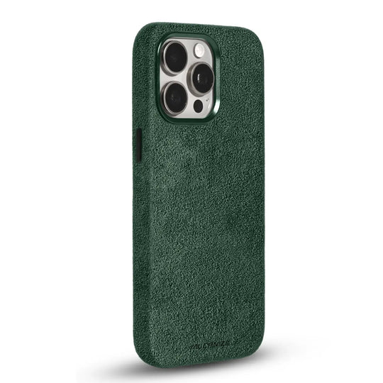 Alcantara Case for iPhone 14 – Verde Toscana