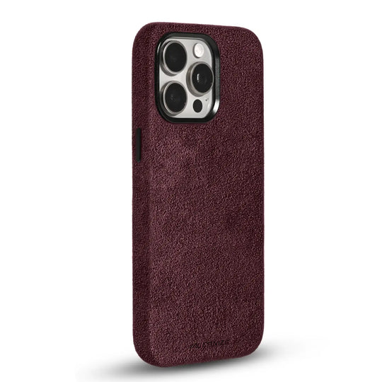 Alcantara Case for iPhone 15 Pro – Rosso