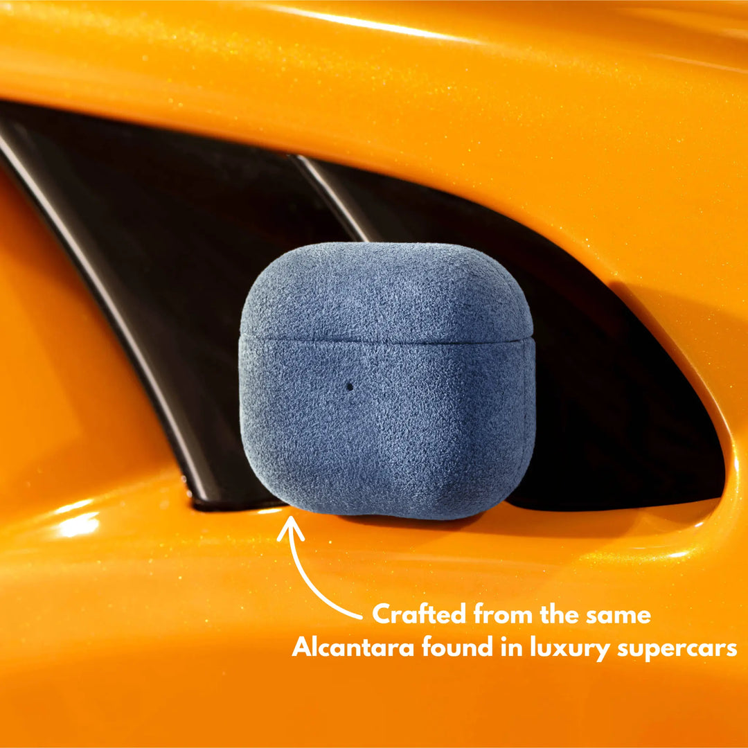 Alcantara Case for AirPods (3rd Generation) – Blu Monaco