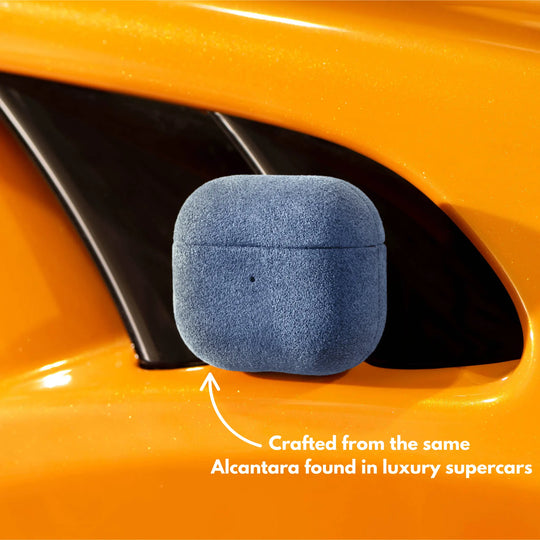 Alcantara Case for AirPods (3rd Generation) – Blu Monaco