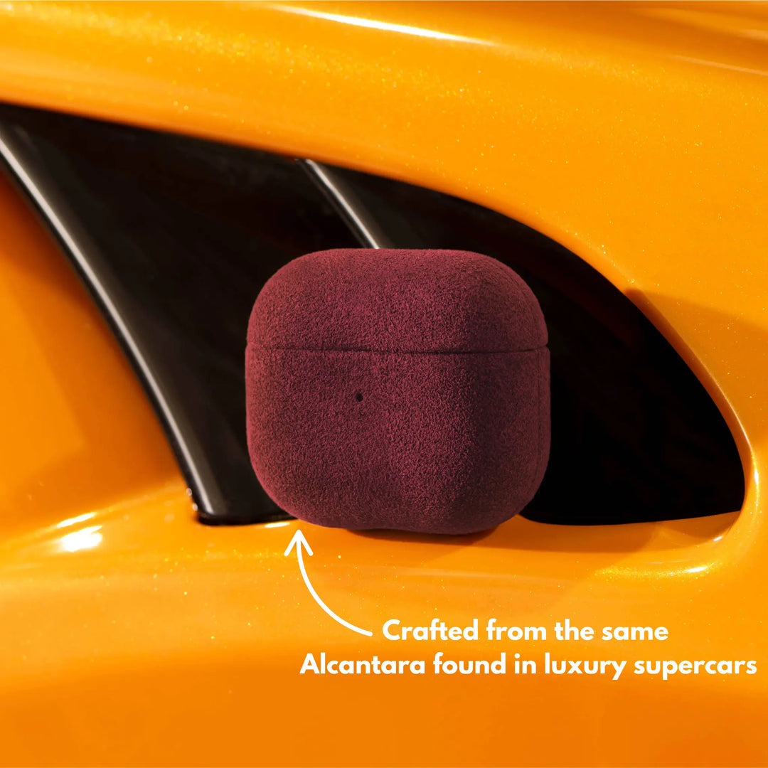 Alcantara Case for AirPods Pro (2nd Gen) - Rosso