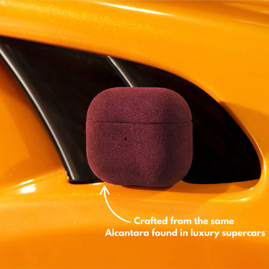 Alcantara Case for AirPods Pro (2nd Gen) - Rosso