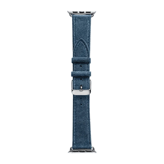 Alcantara Apple Watch Band With Buckle - Blu Monaco - 38/40/41/42mm