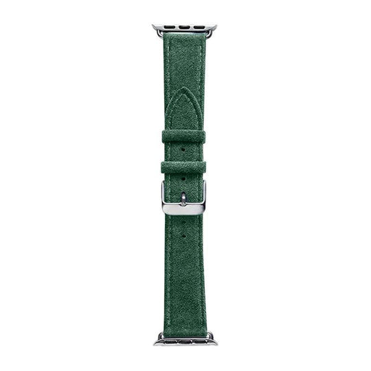 Alcantara Apple Watch Band With Buckle - Verde Toscana - 38/40/41/42mm