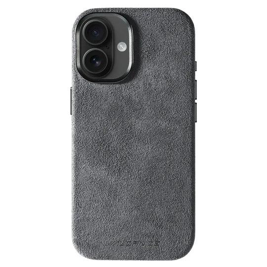 Alcantara Case for iPhone 17 – Grigio Nardo