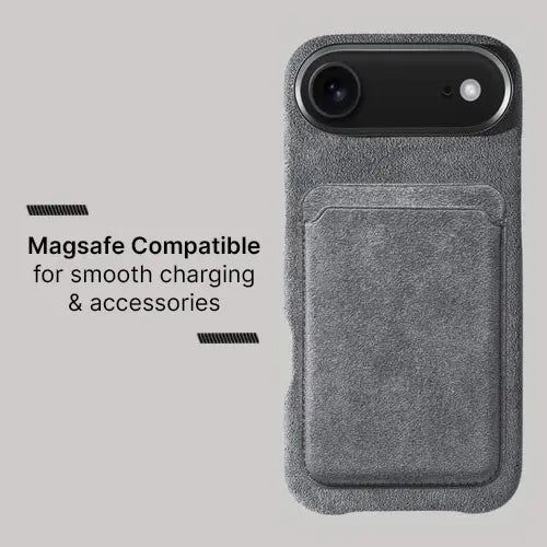 Alcantara Case for iPhone 17 Air – Grigio Nardo