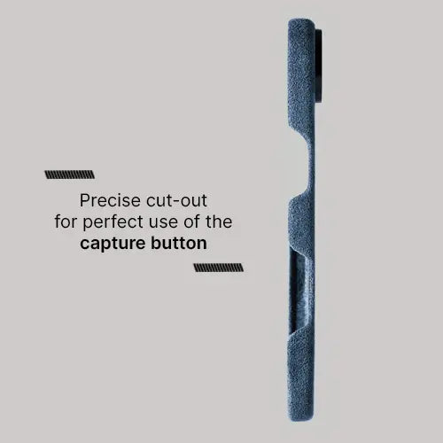 Alcantara Case for iPhone 17 Air – Blu Azure