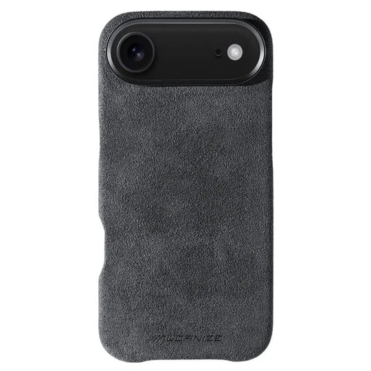 Alcantara Case for iPhone 17 Air – Grigio Spazio