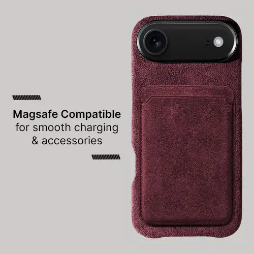 Alcantara Case for iPhone 17 Air – Rosso