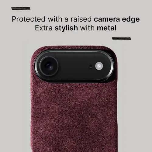 Alcantara Case for iPhone 17 Air – Rosso