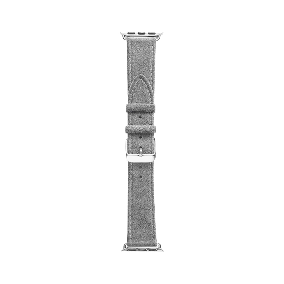 Alcantara Apple Watch Band With Buckle - Grigio Nardò - 38/40/41/42mm