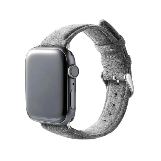 Alcantara Apple Watch Band With Buckle - Grigio Nardò - 38/40/41/42mm
