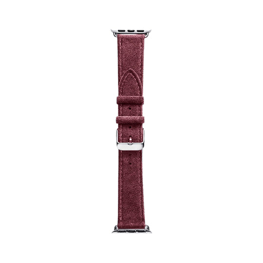 Alcantara Apple Watch Band With Buckle - Rosso - 38/40/41/42mm